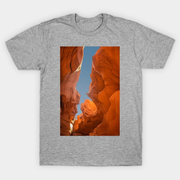 Slot Canyon by Nature, Page Arizona T-Shirt by BrianPShaw